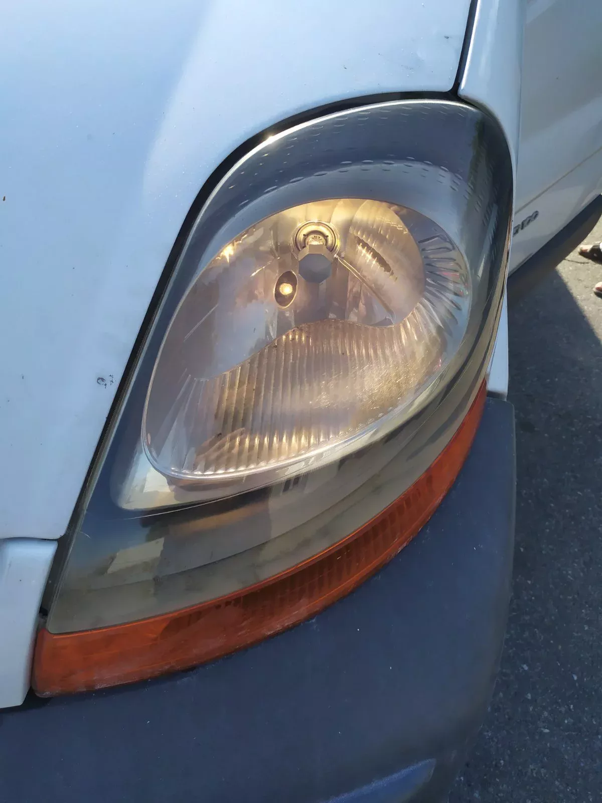 Полировка фар. Было - стало